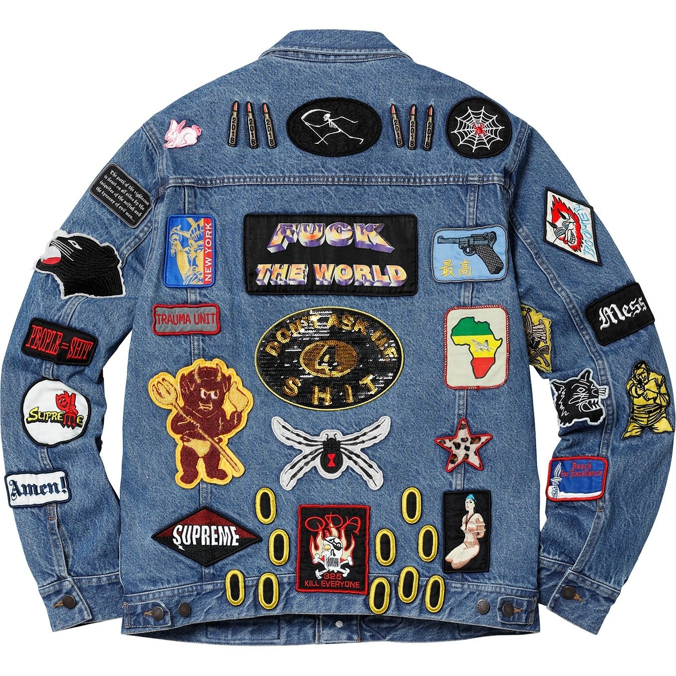 Patches Denim Trucker Jacket view 9